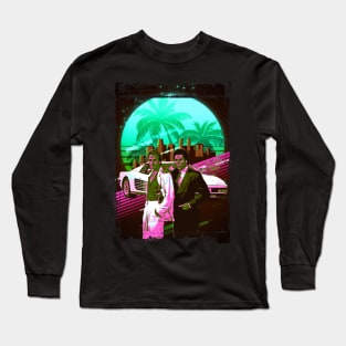 Miami vice retro Long Sleeve T-Shirt